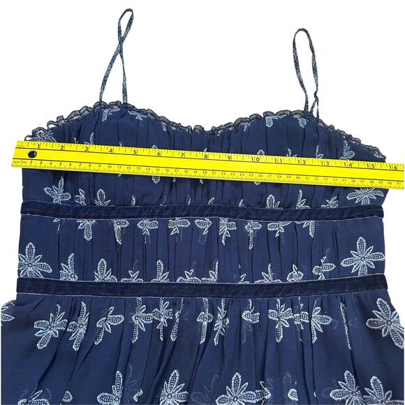 max and cleo Babydoll Sweetheart Neckline Dress Size 6 100% Silk Fairy - Picture 7 of 8